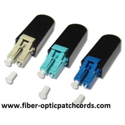 China LC OM3 OM4 Fiber Loopback Plug Single Mode Multimode for sale