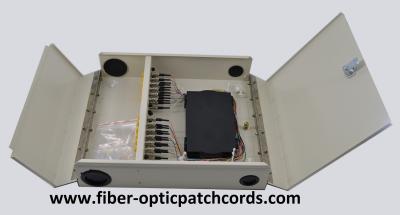 China Base de fibra óptica de la caja terminal 12core 24 de FTTH Buliding montada en la pared en venta