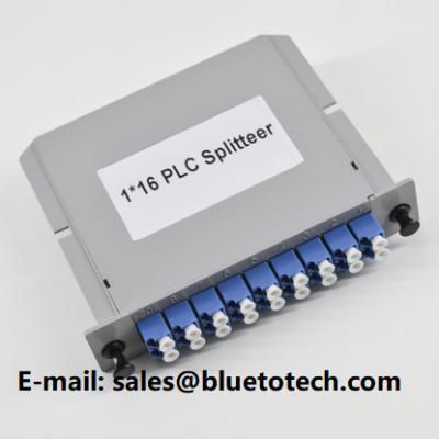 China Divisor 1×16 del acoplador de la fibra óptica del casete de LGX con el conector del LC UPC en venta