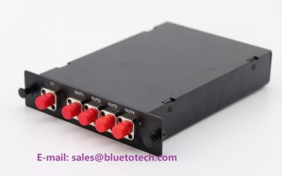 China FTTH FC 1x4 Fiber Optic LGX Box PLC Splitter For Networks for sale