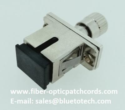 China Black Dust Cap Simplex SMA SC Fiber Optic Adapters Hybrid High Precision for sale