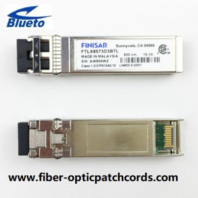 China FINISAR FTLX8573D3BTL 10G 850nm 300m SFP Transceiver Module LC Duplex Connector for sale