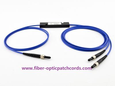 China acoplador de la fibra de la silicona del divisor 1×2 de la fibra óptica del cuarzo de 200um SMA905 en venta