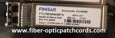 China Finisar FTLF8536W4BTV 25GBASE-SR 850nm SFP28 100M CPRI Optical transceiver for sale