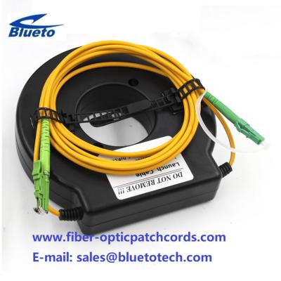 China OTDR almoçam a caixa pequena E2000 APC do cabo do teste da fibra ótica da manutenção programada do cabo E2000/APC-LC/APC 1km a LC APC OTDR à venda