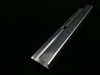 China F12-310A Glossy Silver Aluminium Square Edge Tile Trim, aluminium tile strip for sale