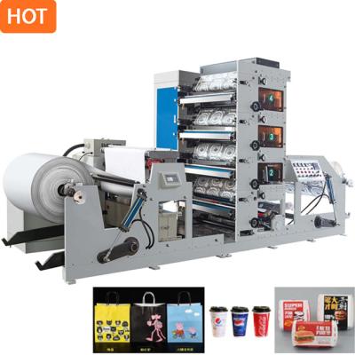 China 950mm Tension Control Roll To Roll Paper Cup Printing And Die Cutting Machine for sale