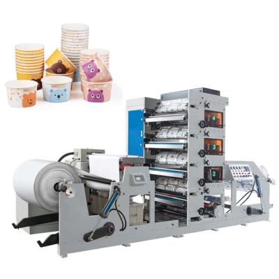 Chine RY850 2 colore des machines d'impression de tasse de papier de largeur de 850mm pour la tasse de papier à vendre