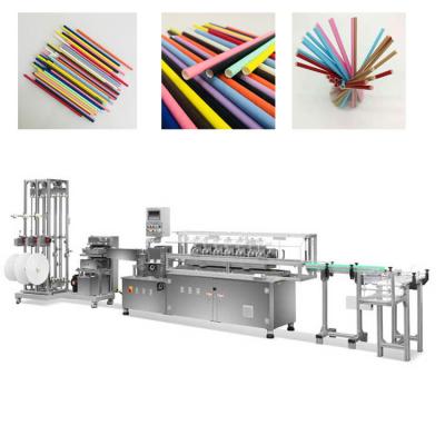 China velocidad gruesa Straw Making Machine Automatic de papel de 0.5-1.5m m en venta