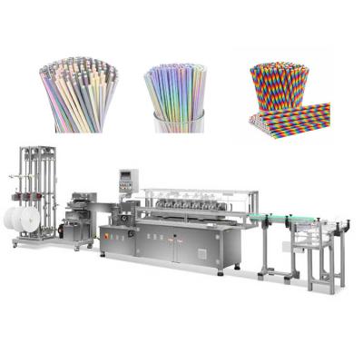 China Commercial Business 90mm Length Paper Straw Machines 380V for sale