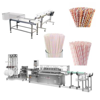 China Fast Speed Natural CNC Straight Paper Straw Machines 100m/Min for sale