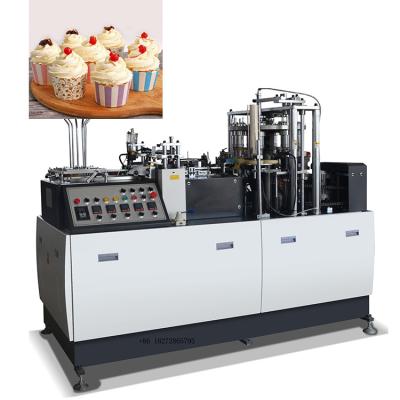 Chine Tasse de papier à couche double de gâteau faisant à machines 150-350g/M2 une machine de tasse de temps à vendre