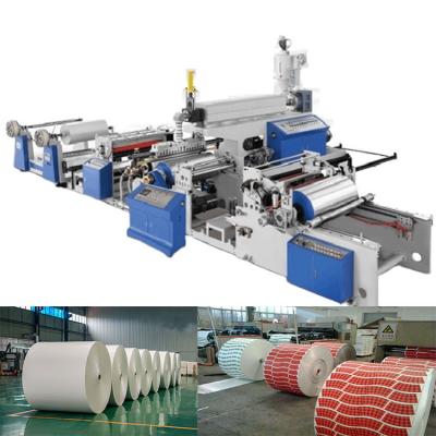 China PLC Touch Screen Single Side EVA PE Coating Machine For Paper Cups for sale