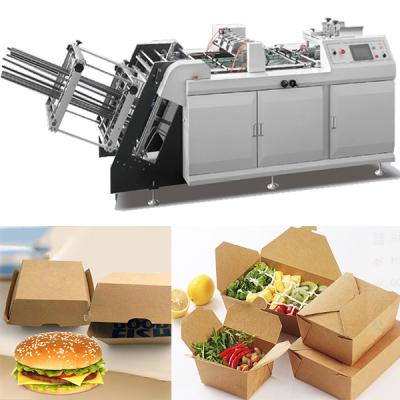 Chine La pizza automatique de machine de gamelle de papier d'OEM emportent la machine de boîte à nourriture à vendre