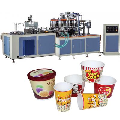 China 28-190oz Large Popcorn Cup Making Machine Soup Take Away Box Making Machine for sale