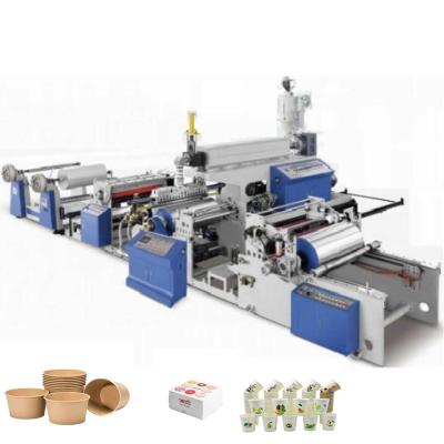 China 165kw Extrusion Lamination Paper PE Coating Machine 800-1600mm Width for sale