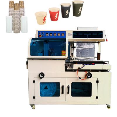 China 1.5KW POF PE Shrink Film Plastic Cup Packaging Machine 15-30 Bags / Min for sale