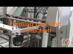 Paper Take Away Automatic Lunch Box Production Line Servo Motor 150pcs/Min