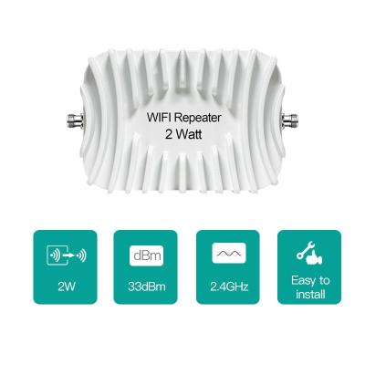 China Bi Directional Signal Amplification WIFI Repeater Amplifier 2.4GHz 2 Watt 33dBm for sale