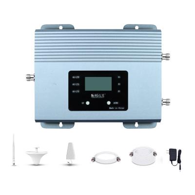 China Real time output show 20dBm GSM900 LTE 4G 2100MHz Dual Band Smart Mobile Signal Booster 2G 3G 4G Repeater for sale