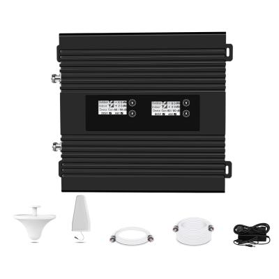 China 80dB Dual Band Signal Booster 900MHz 1800MHz Mobile Signal Repeater for sale