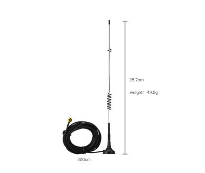 China 800MHz 2700MHz Signal Booster Antenna External Spring RG174 Cable for sale