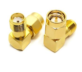 China Elbow RF SMA Type Male To Female Connector For Network Booster for sale