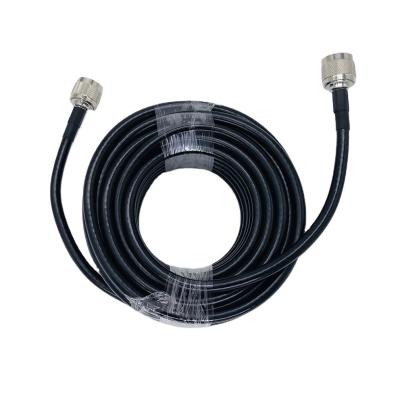 China Varón de pequeñas pérdidas del cable coaxial N del aumentador de presión de la señal de los 5m al conector macho de N en venta