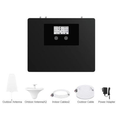 China Dual Band 2G 4G Indoor GSM Signal Booster For Office Basement Village for sale