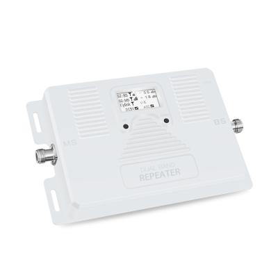 China Dual Band 850MHz 1900MHz 3G Signal Booster 70dB Cell Phone Repeater for sale