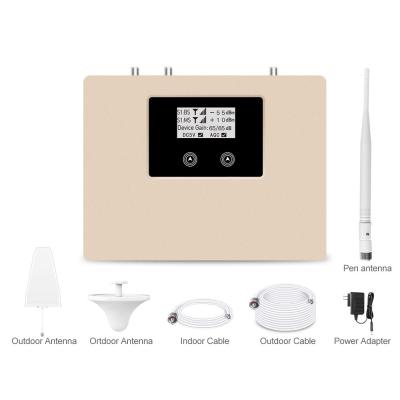 China Dual Band 900MHz 1800MHz Cell Phone Signal Repeater 2G 4G 70dB Gain for sale