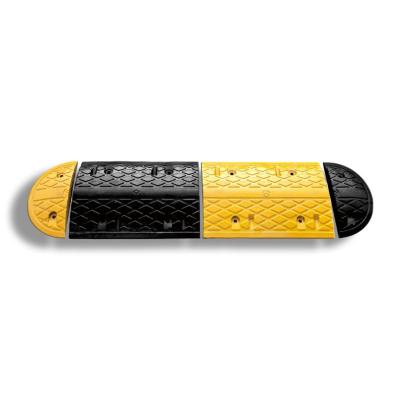 China Yellow Black Driveway Speed Bump , Screwed Safety Heavy Duty Speed Ramps for sale