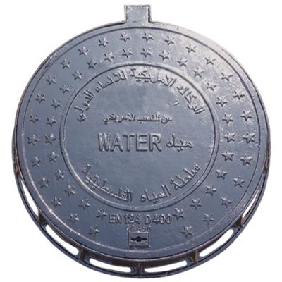China Durable Ductile Iron Manhole Cover Circular EN124 D400 For Urban Utilities for sale