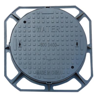 China Heavy Duty Telecom Manhole Cover EN124 D400 Ductile Iron 800mm for sale