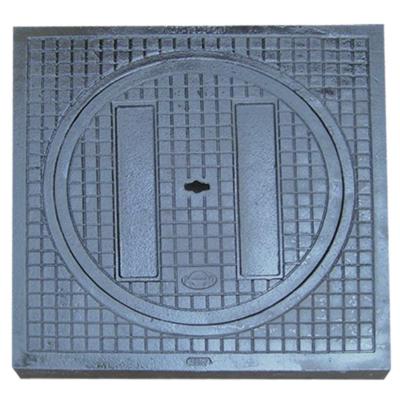 China DI-035 Square Manhole Cover , Ductile Iron 600x600 B125 Cover And Frame for sale