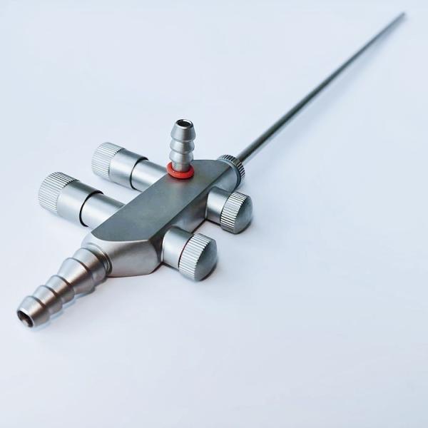 Quality Laparoscopic Suction Irrigation Tube with Three Channels and Stainless Steel for sale
