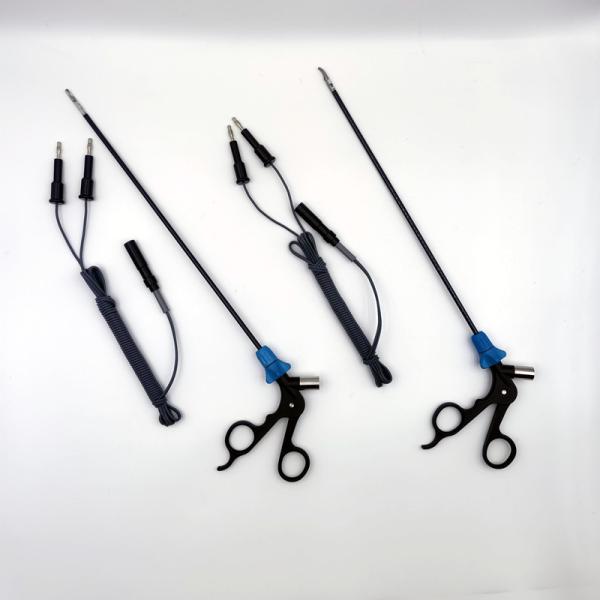 Quality Reusable Double Action Bipolar Atraumatic Fenestrated Forceps for Abdominal Surgery for sale