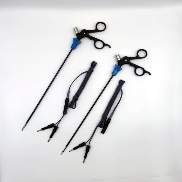 Quality Double Action Straight Head Bipolar Cable Laparoscopy Forceps with CE Certification for sale