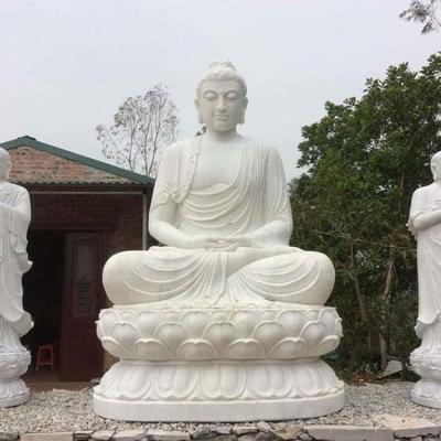 China Custom Outdoor Hand Carved Garden Life Size Buddha India Marble Lord Shiva Statue Marble Statue Of Shiva for sale