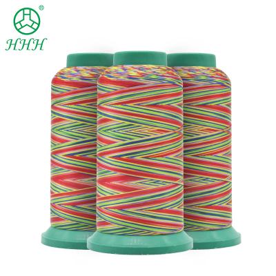China Colorful High Tenacity Polyester Sewing Thread for Kangfa Industrial 3ply 6ply 5colors for sale