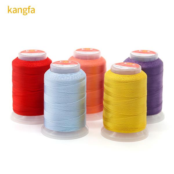 Quality 100g Net Weight Cone Strength Polyester Thread for Mattress Bags Free Sample for sale