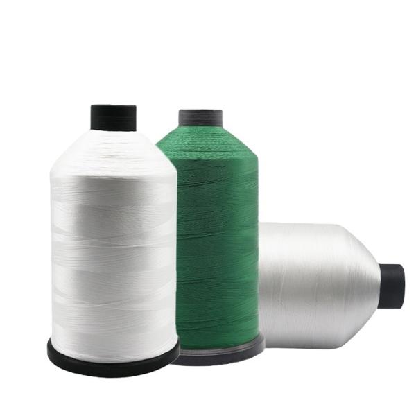 Quality Cone material Plastic 210d/3 White Polyester Sewing Thread For Quilting Machine for sale