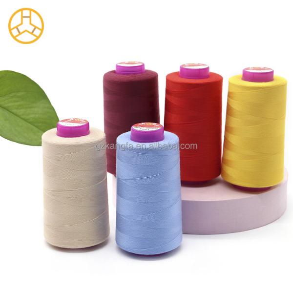 Quality Low Moq 40/2 5000yds Polyester Sewing Thread For Machine Sewing With 100% Polyester for sale