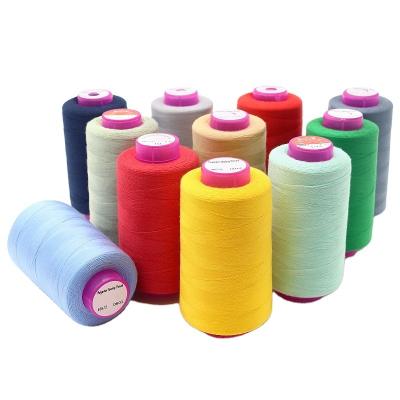 China 100% Polyester Sewing Thread 40/2 5000yds Dyed Spun for Machine Sewing Item Towel for sale