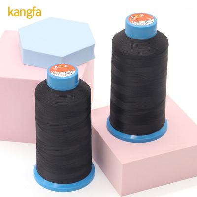 China 1.0mm Spun Yarn High Tenacity Continuous Filament Leather Sewing Polyester Bonded Sewing Thread Boho for sale