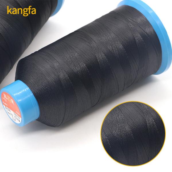 Quality 1.0mm Spun Yarn High Tenacity Continuous Filament Leather Sewing Polyester for sale