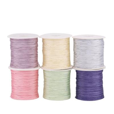 China Nylon Suede Craft Thread for Beading Jade Nylon Thread Singal Color or Rainbow Color for sale