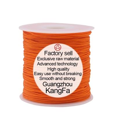 China 50G 100M/Spool 300M/Spool Colorful Nylon Cord Thread for Chinese Knotting Macrame Cord for sale