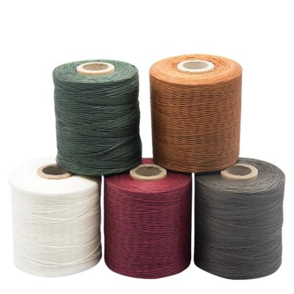 Quality Flat Waxed Thread Type 1mm 210D Yarn Count Sewing Thread for Crochet for sale