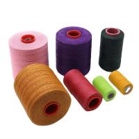 Quality Weaving 0.8MM 100% Polyester Waxed Thread for Leather Sewing 210D/16 Flat Waxed for sale